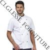 Casacca cuoco chef Davin Siggi bianco